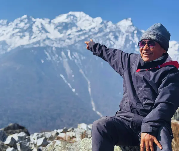 Our Guide Sher during the Langtang Valley Trekking