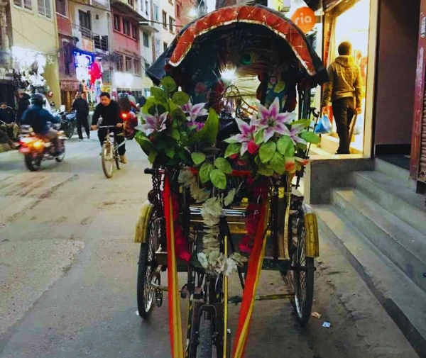 Rickshaw for your Thamel adventure