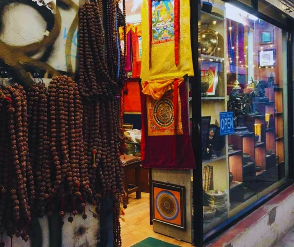 A typical shop in Thamel